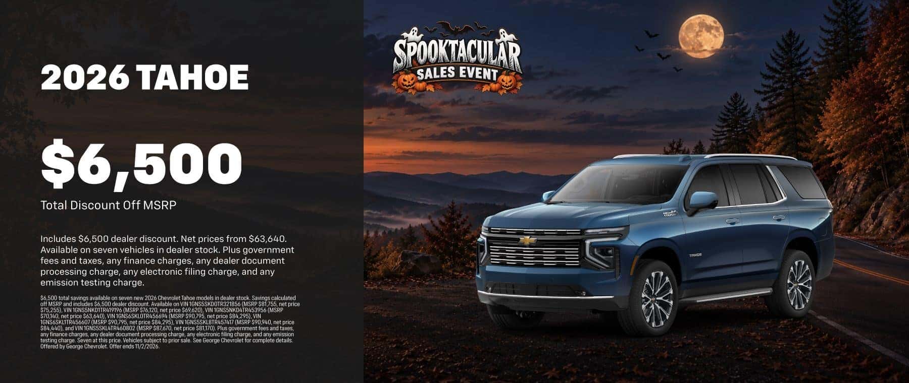 GC 2026 TAHOE SPECIALS 10.7.26