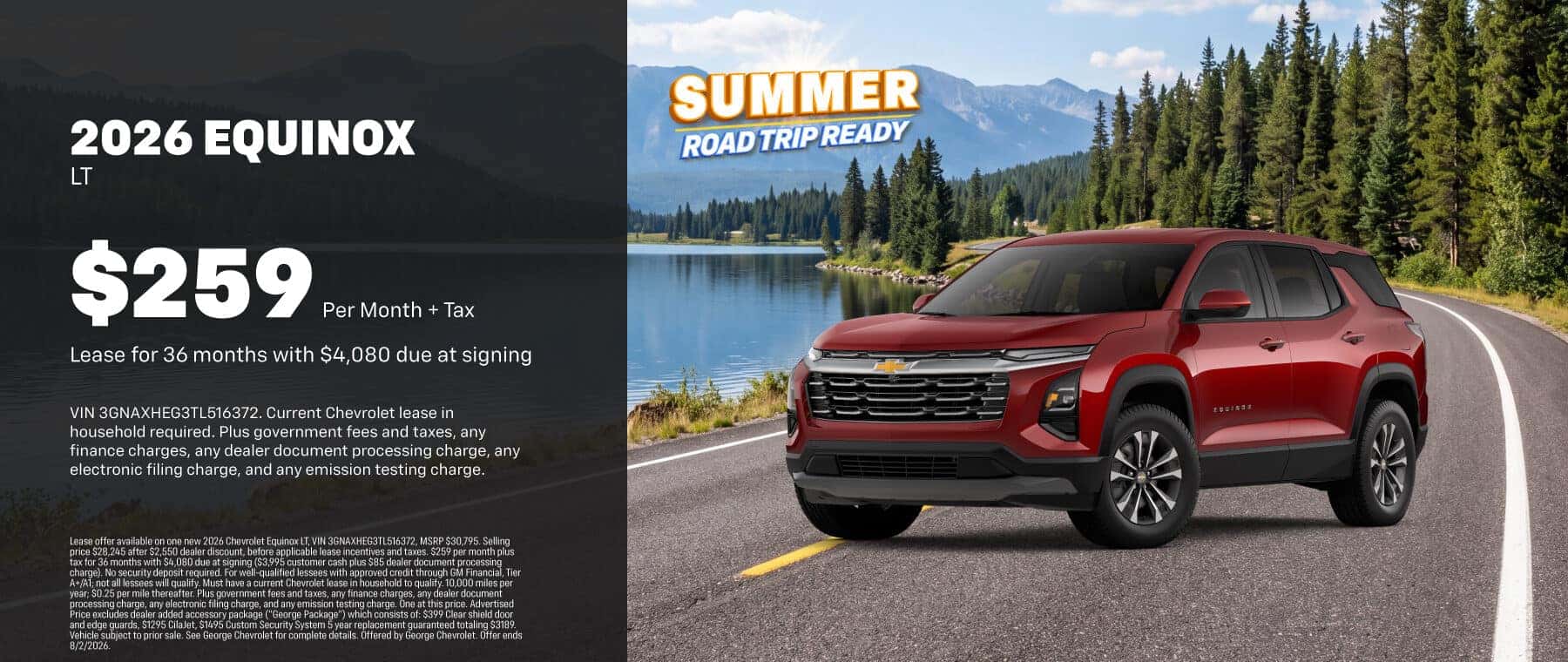 2026 Equinox Lease