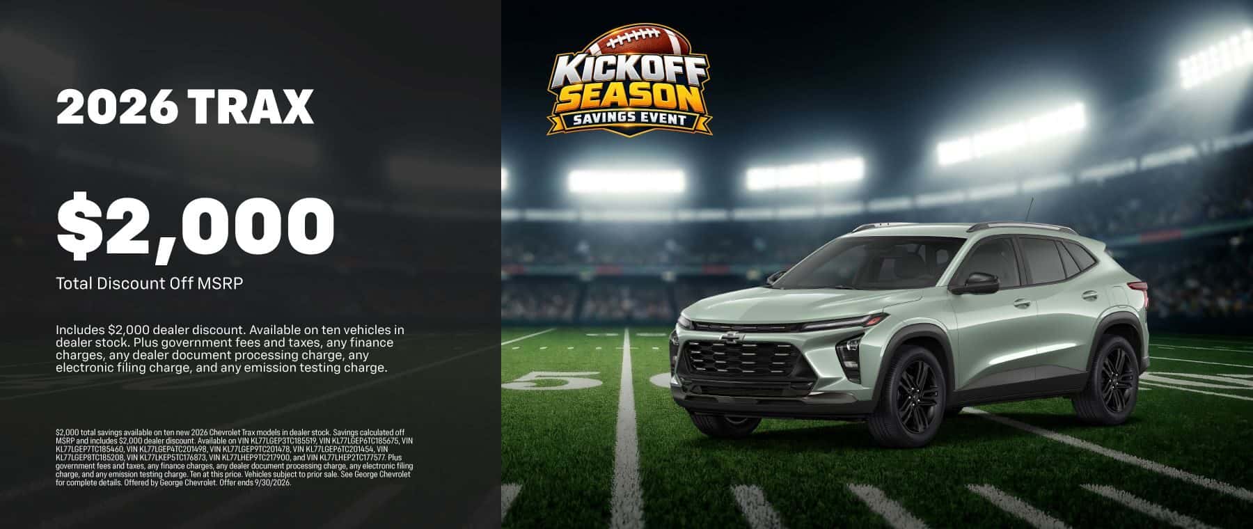 GC Kick off Trax $2000
