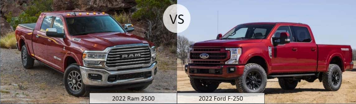2022 Ram 2500 vs 2022 Ford F-250
