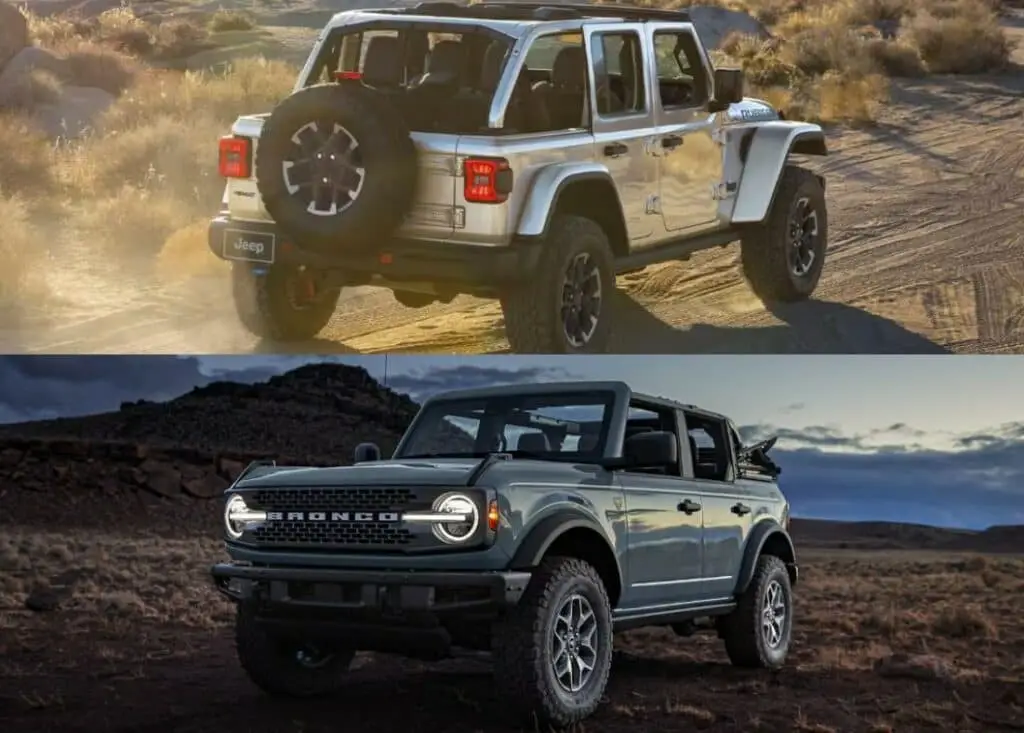 2024 Jeep Wrangler vs 2024 Ford Bronco Comparison