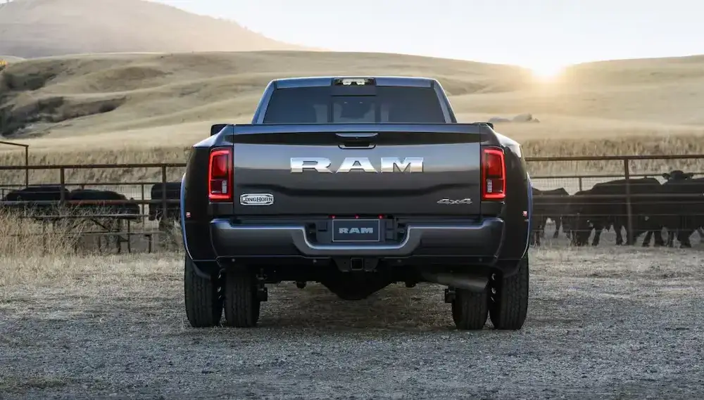 2027 RAM 3500 back view