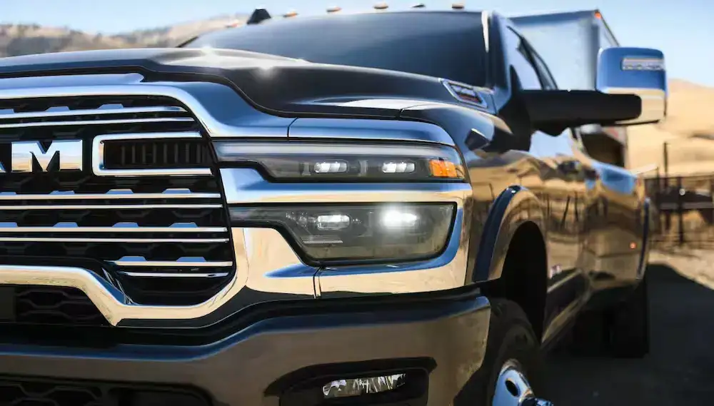 2027 RAM 3500 front closeup