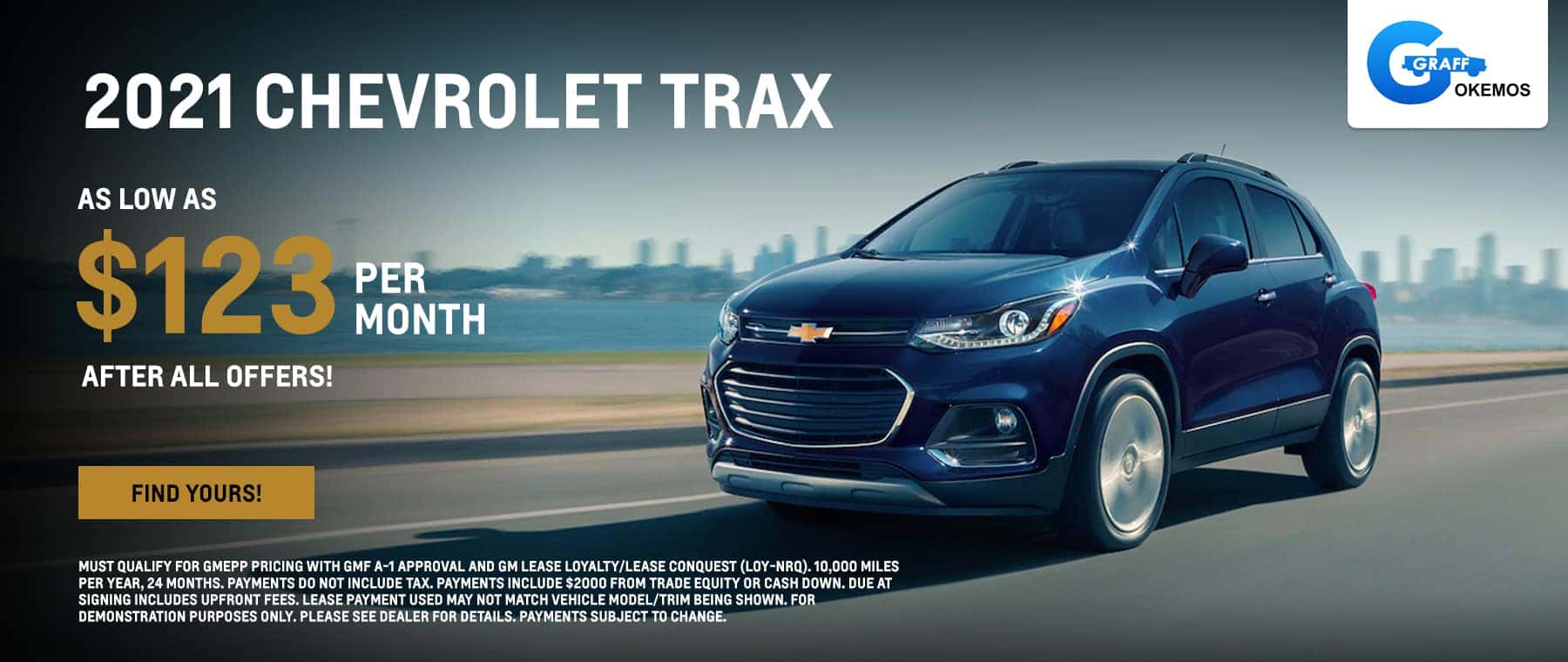2021 Chevy Trax AS LOW AS $123 PER MONTH AFTER ALL OFFERS!*