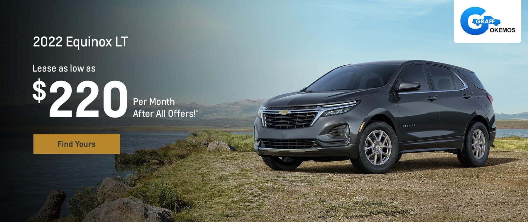 2022 Equinox LT Lease AS LOW AS $220 PER MONTH AFTER ALL OFFERS!*