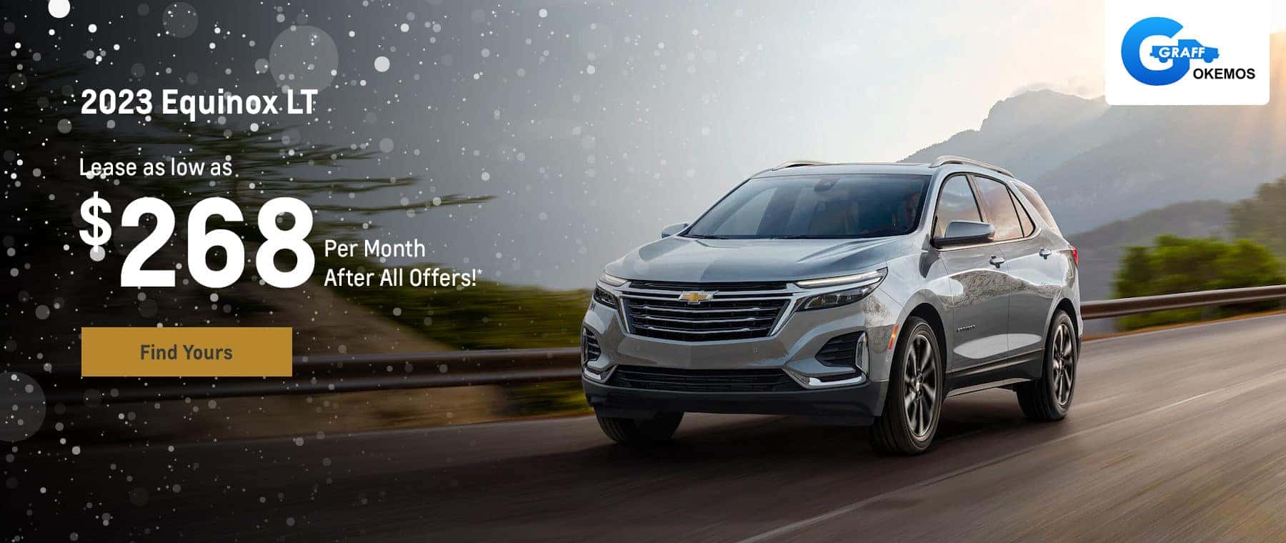 2023 Chevy Equinox LT. LEASE AS LOW AS $268 PER MONTH AFTER ALL OFFERS!*
