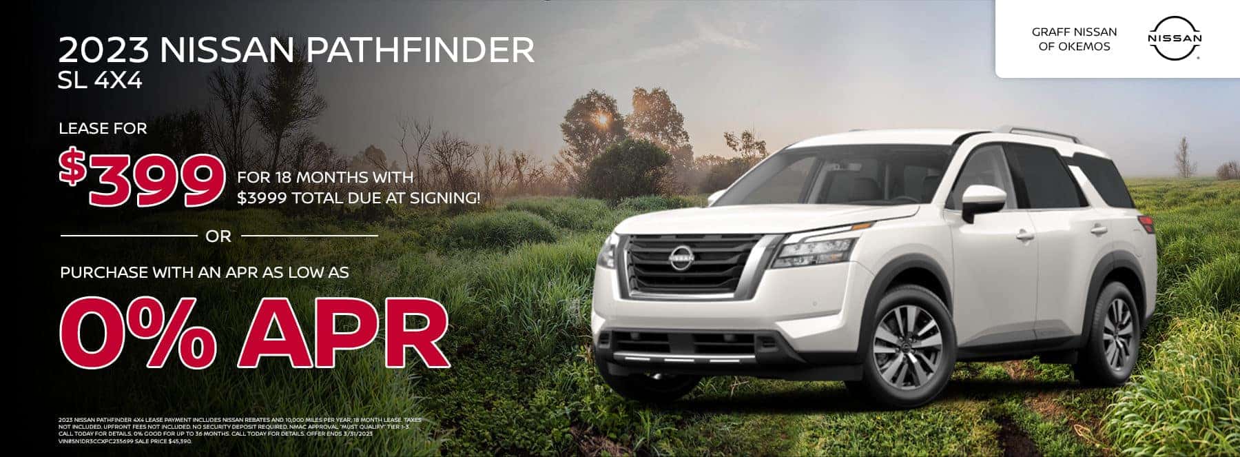 2023 NISSAN PATHFINDER SL 4X4