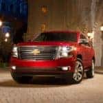 Red Chevy Suv