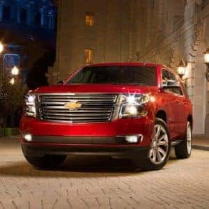 Red Chevy Suv