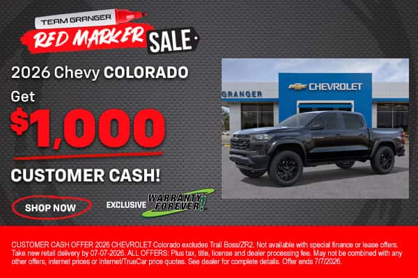 2026 Chevy Colorado Purchase Offer