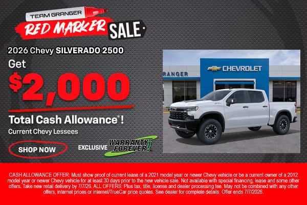 2026 Chevy Silverado 2500 HD Purchase Offer