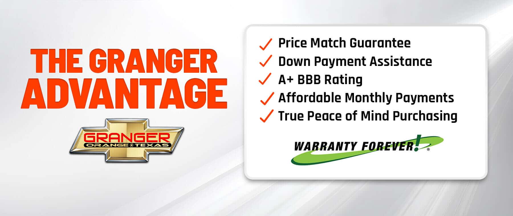 Granger Chevrolet - Experience the Granger Advantage!