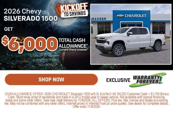 2026 Chevy Silverado 1500 Purchase Offer