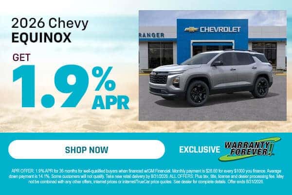 2026 Chevy Equinox APR Offer