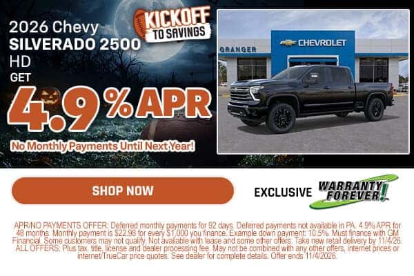 2026 Chevy Silverado 2500 HD APR Offer