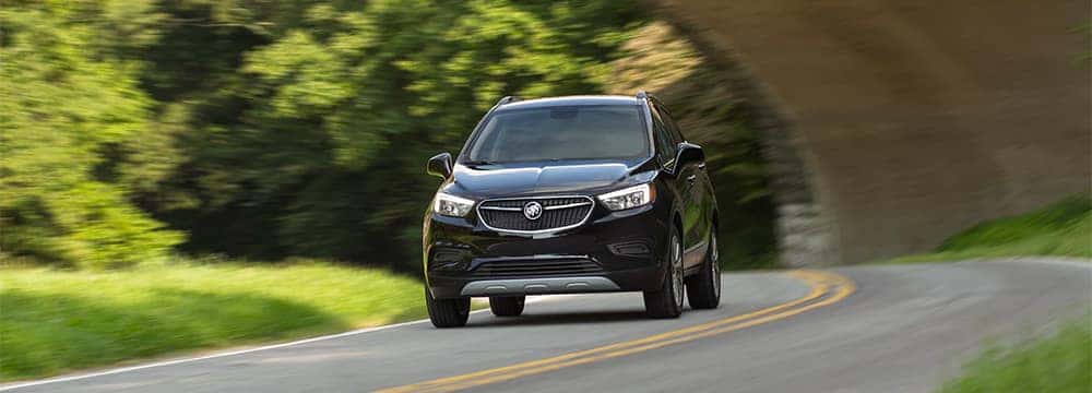 Buick Encore Driving Under Bridge