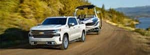 Chevrolet Silverado Towing a Boat