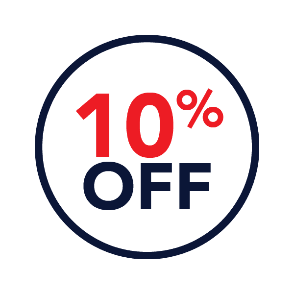 10% off labor service coupon icon