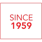 Holiday Automotivated Icon, red box with "since 1959" written inside
