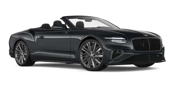 a black Bentley Continental GTC First Edition