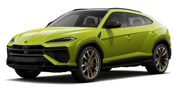 A silver Lamborghini Urus SE