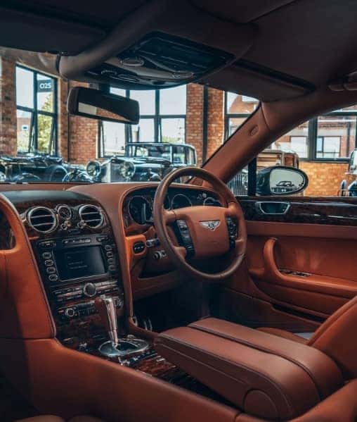 interior of a heritage bentley