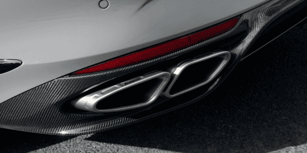Detail shot of Continental GT Exhaust