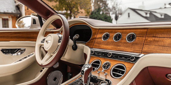 Interior shot of Continental GTC