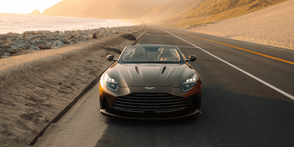 A picture of the DB12 Volante front grille