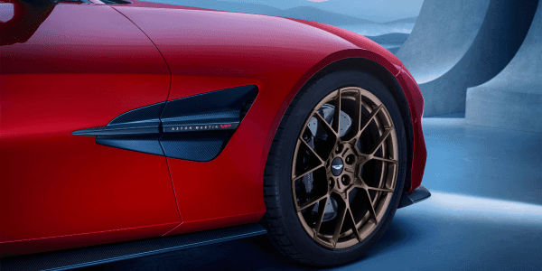 Rendering of side fender of Vanquish