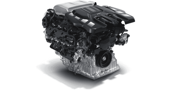 Rendering of Flying Spur Mulliner engine block
