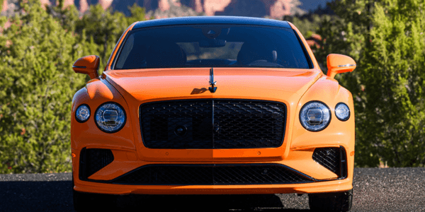 Pictured Flying Spur Speed grille