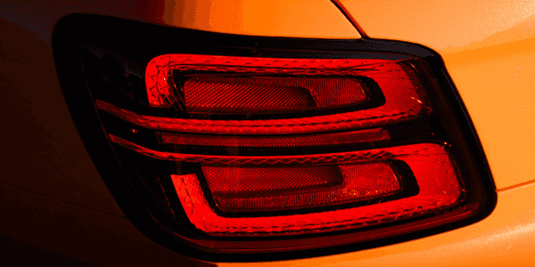 Pictured Flying Spur Speed rear tail light