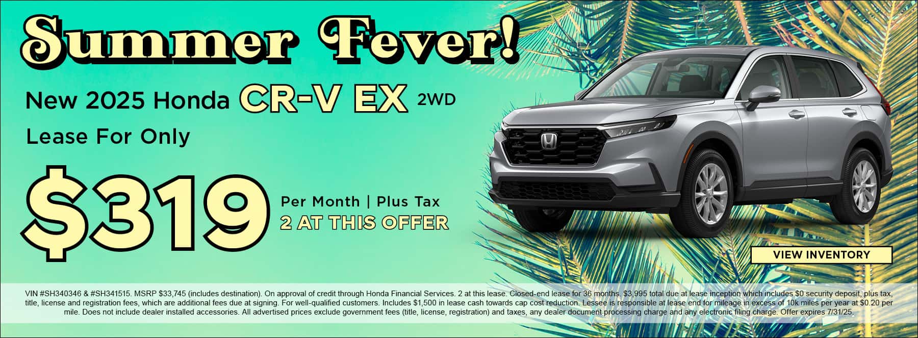 Honda July Offers HR-V