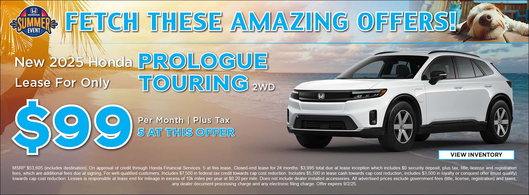 August Prologue Offer
