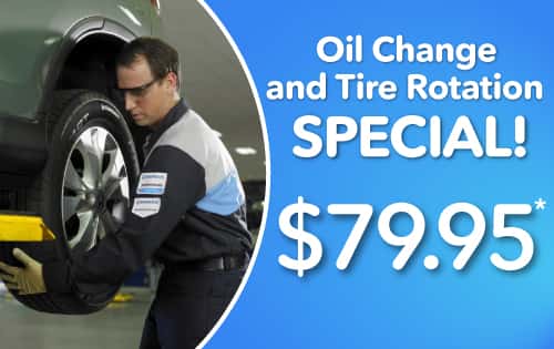 Oil Change and Tire Rotation-