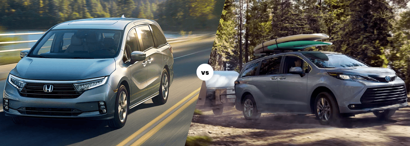 2022 Honda Odyssey vs. 2022 Toyota Sienna