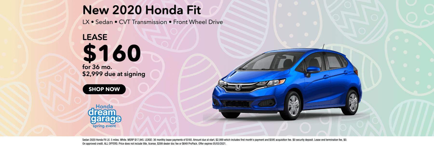 Honda of Great Falls_WF41867_website_3hggk5h47lm731959_honda – bold – black – 1up_scatteredeggs_1800 x 663_2020_honda_fit_lx__0