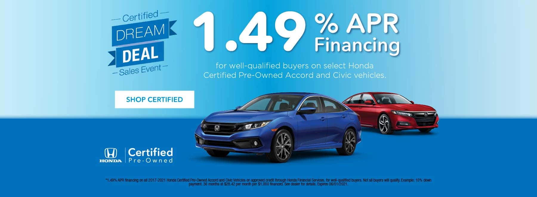 1.49% APR Financing