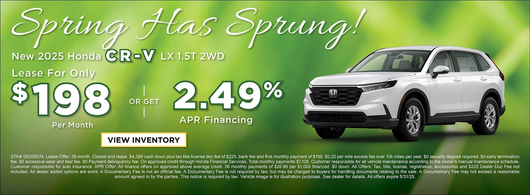 CRV offer
