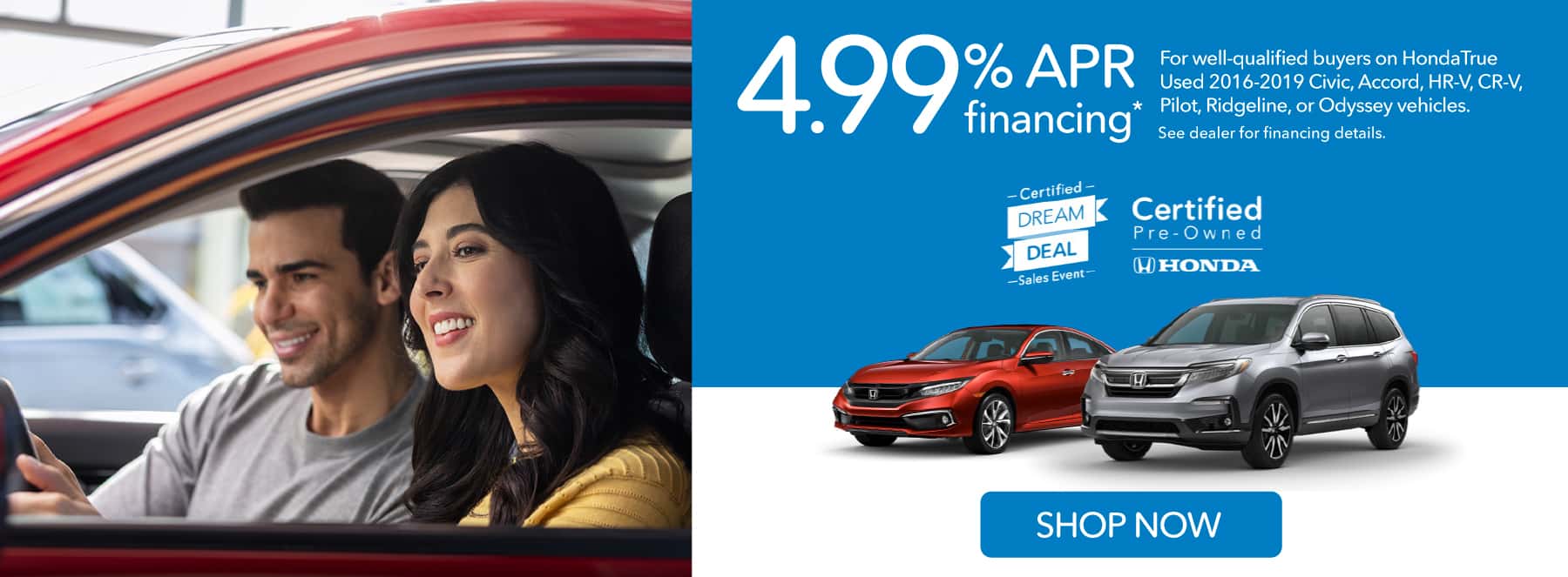 Certified Pre-Owned HONDA (LOGO)