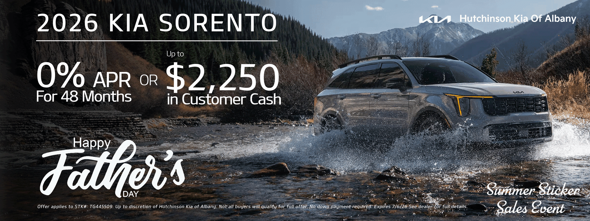 Kia Sorento Offer