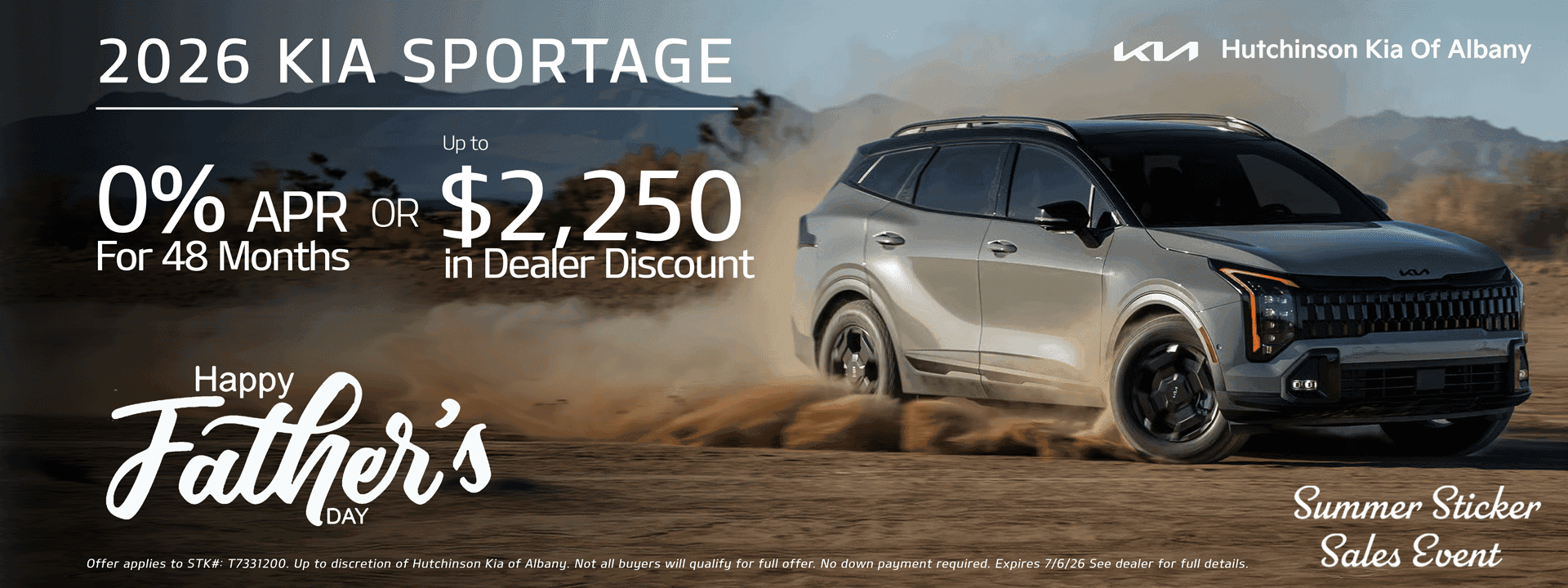 Kia Sportage Offer