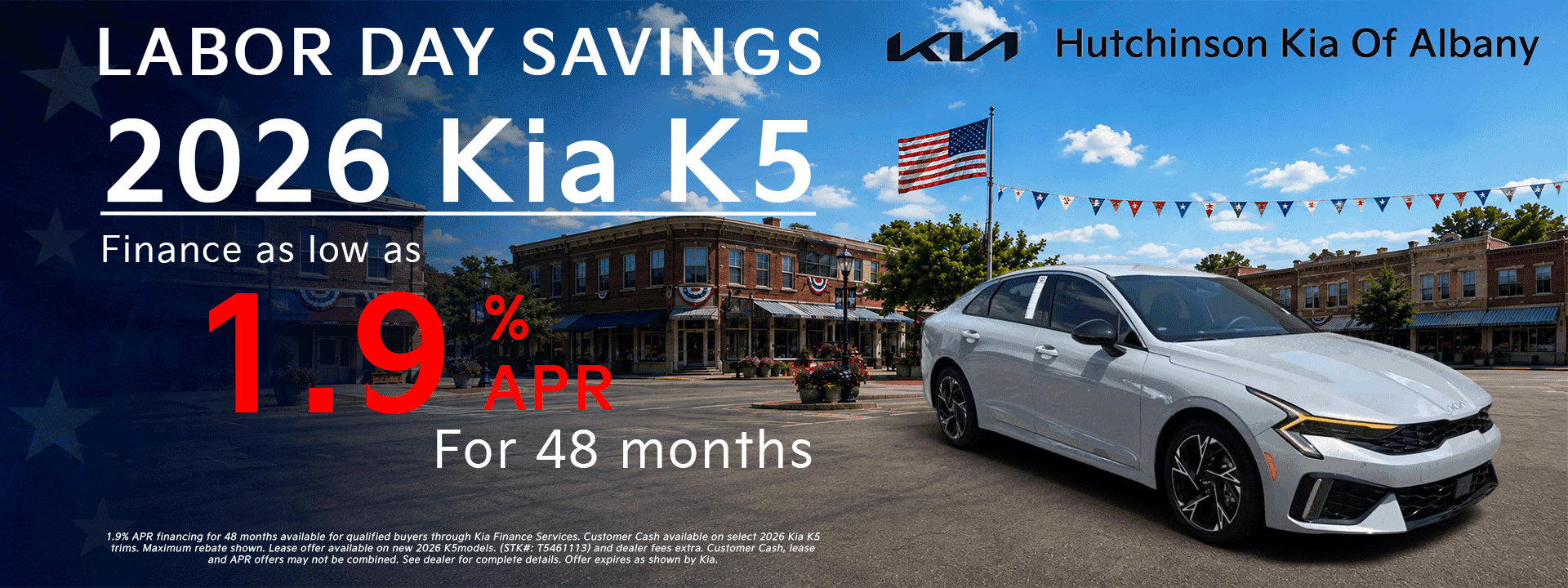 Finance as low as 1.9% APR for 48 months