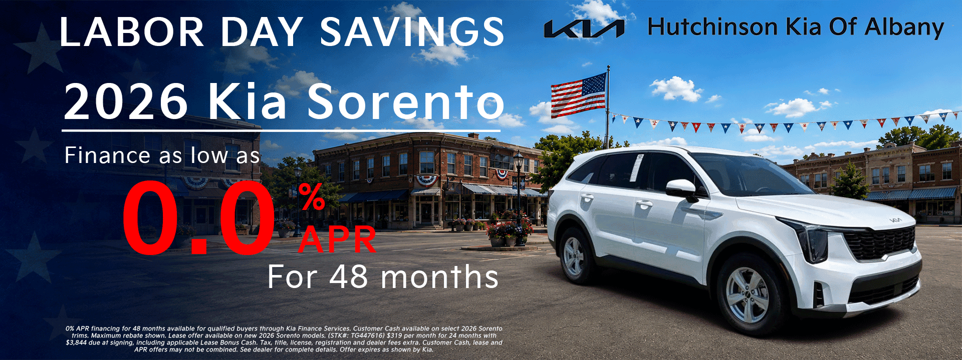 Finance as low as 0% APR for 48 months