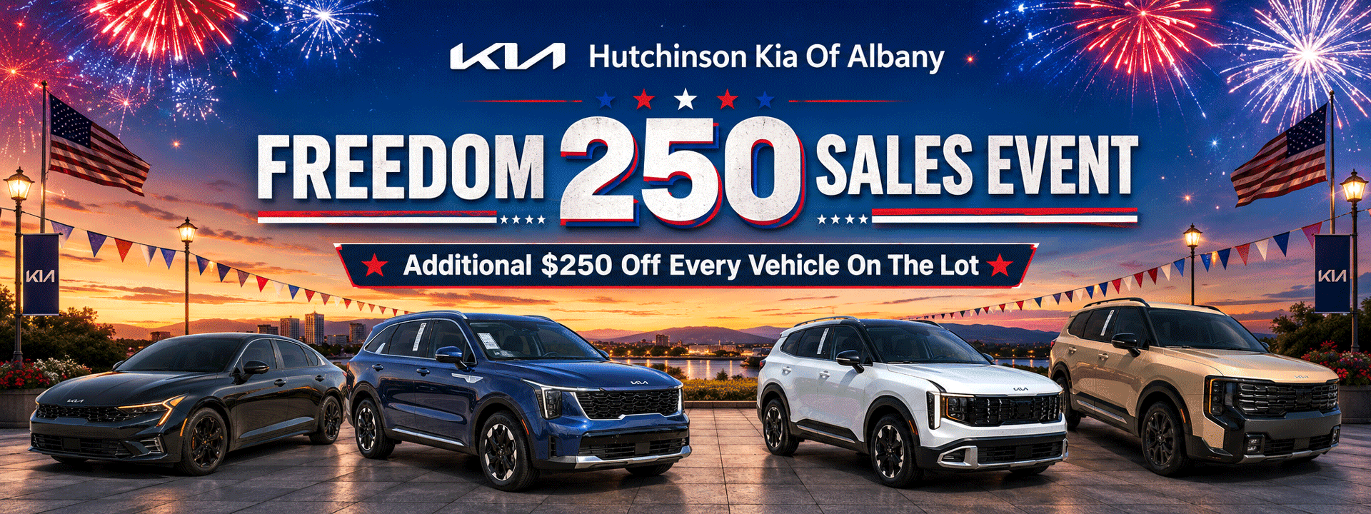 Additional $250 Off Every Vehicle on the lot