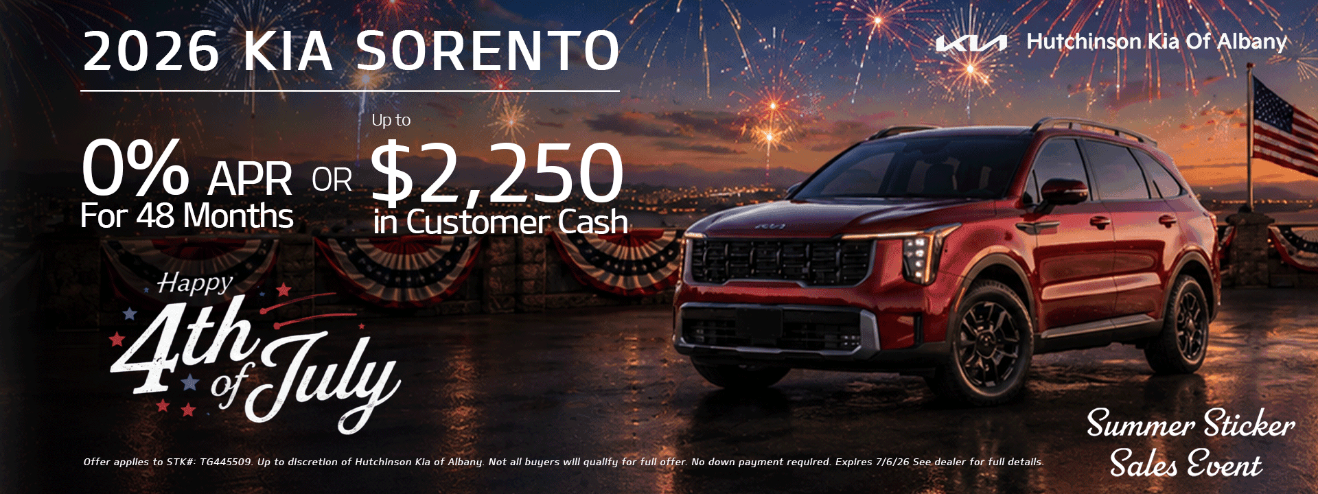 Kia Sorento Offer