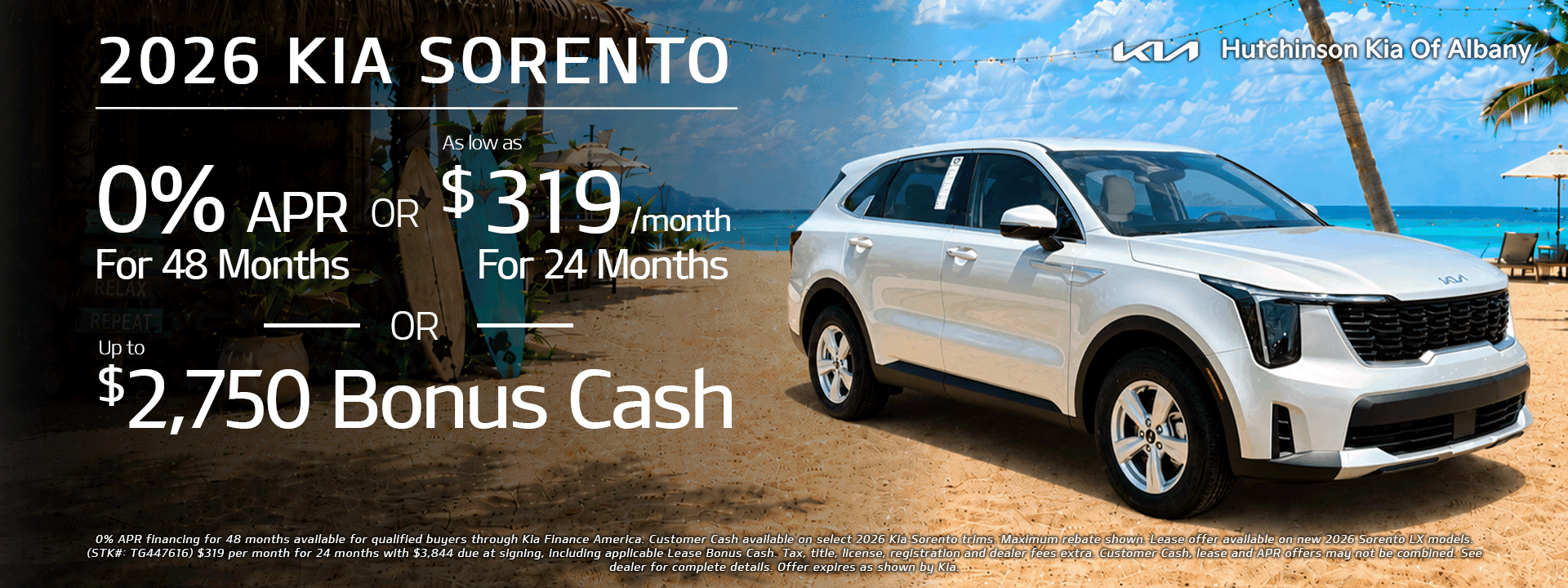 2026 Sorento Offer