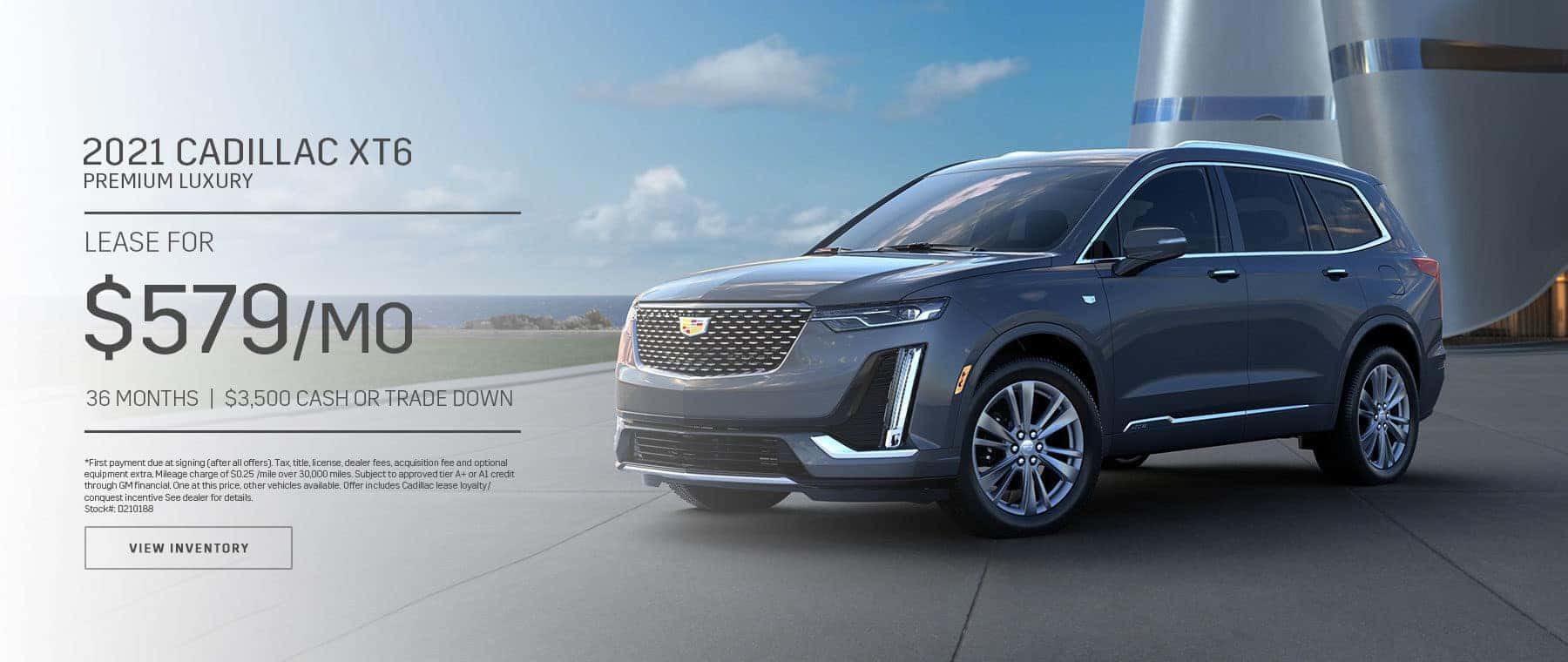 2021 Cadillac XT6 Premium Luxury $579 a month 36 Month lease $3,500 Cash or Trade Down