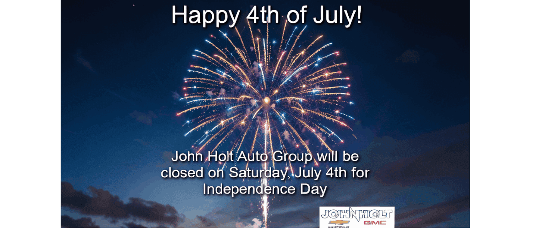 4th of July Hours Closed